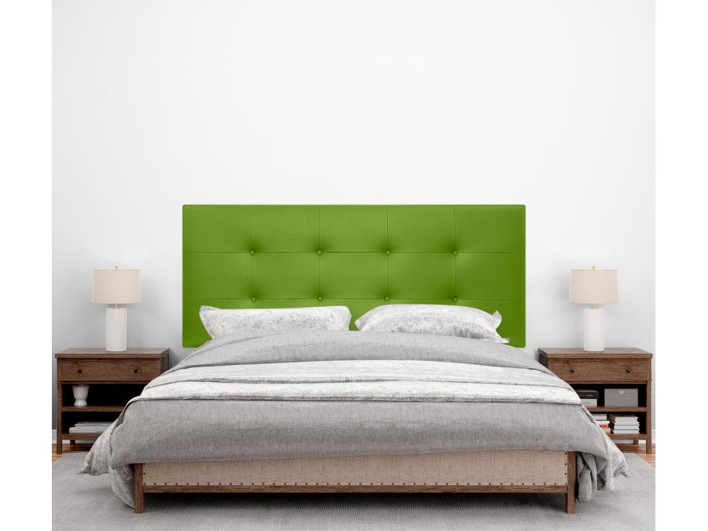 Zensova Faux Leather Upholstered Headboard 150x115cm with Legs for 150cm Beds - Green QBGM81409