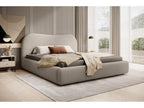 Storage bed with headboard - 160x200 cm - in dark beige Zensova - Zensova ROSF34857