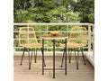 3-Piece Garden Dining Set, Wicker Resin MTDI92560