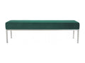 Bench - Velvet / Stainless steel - Green - Zensova HENT01670