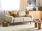 Cream Fabric 2-Seater Sofa XECH63652