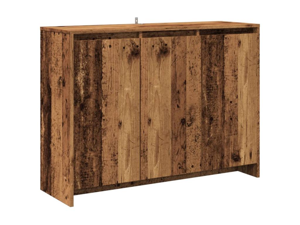 Reclaimed wood sideboard 102x33x75 cm engineered wood YHOK01700