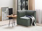 Lysvia Corner Module Corduroy Dark Green XDDA84056