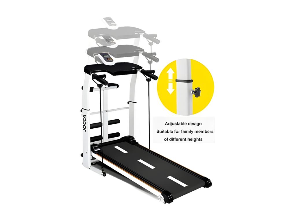 Elariva QZIR12018 Black Multifunctional and Foldable Treadmill 1555