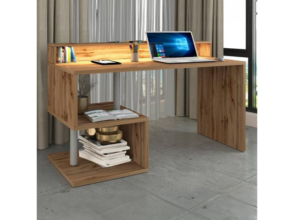 Modern design desk for work/study with high top, 140x60x92.5cm, Zensova JNRK26140