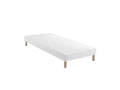 White upholstered bed base 15 cm Constellation - 80x190 WKUZ39701