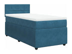 Zensova bed with blue mattress 80x200 cm velvet FVFS16364
