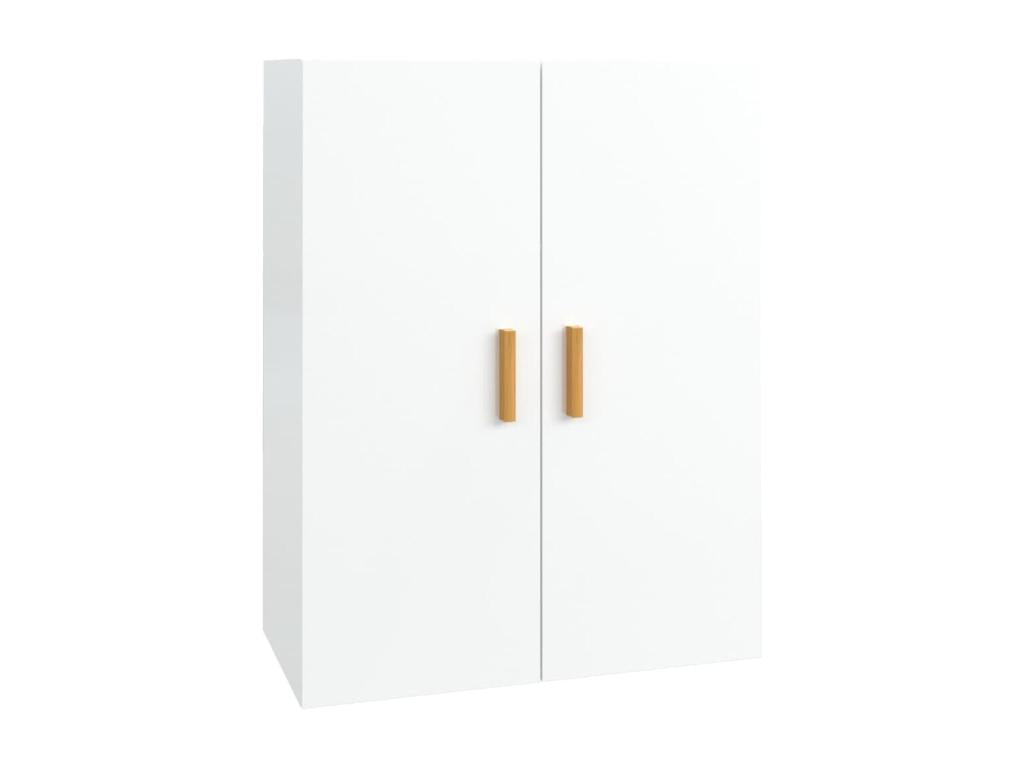 Wall-mounted cabinet, glossy white, 69.5x34x90 cm, OIUX42571