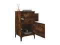 2-piece bedside tables, smoked oak finish, 40x35x70 cm, ZUPR46780