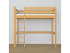 Wooden loft bed N05 Natural Pine 80x190 MHST55524