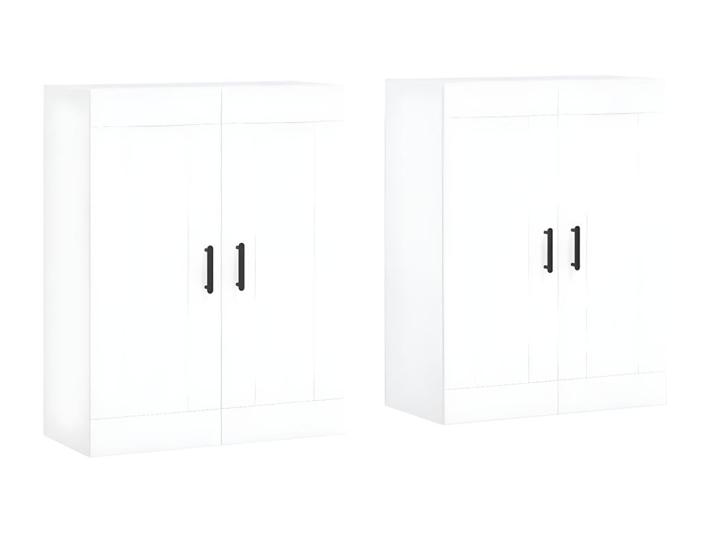 2-piece wall cabinets, white engineered wood, EJLN10820