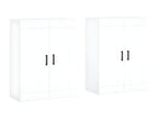 2-piece wall cabinets, white engineered wood, EJLN10820