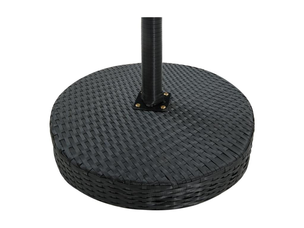 Zensova KTSX69412 3-piece garden bar set and cushions, woven resin