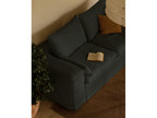 3/4 seater sofa in removable blue linen cover CWHG42824