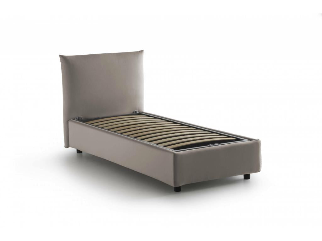 Zensova Single Bed Storage bed with Zensova upholstery Made in Italy Side opening with 80x190 cm mattress included Zensova WWQX47351