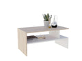 Zensova 93 Coffee Table, Zensova Oak/White RFQU73974