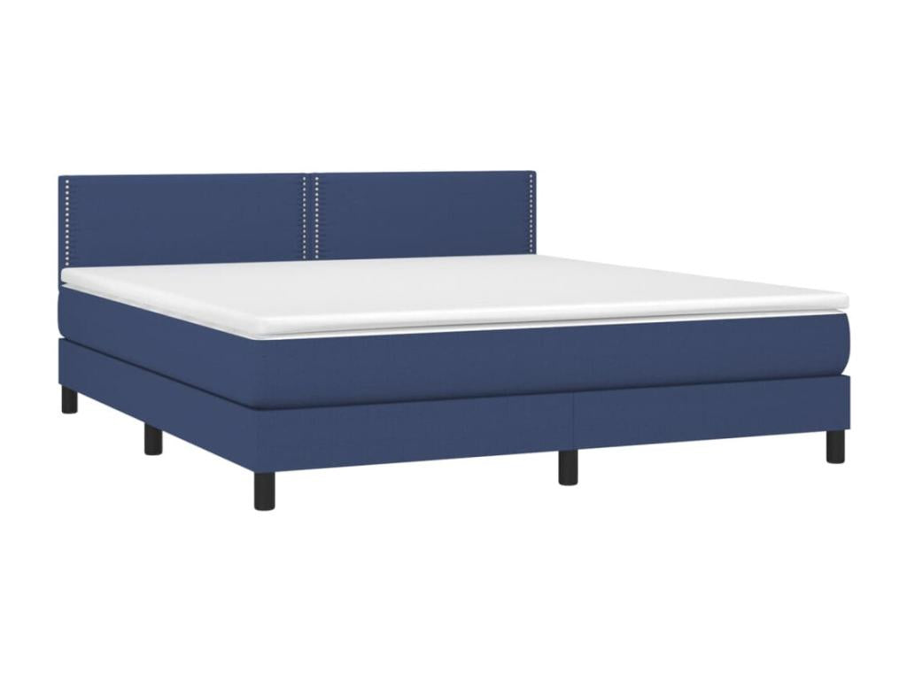 Zensova upholstered bed with mattress, blue, 180x200 cm, Zensova VYWR42353
