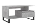 Coffee table Concrete gray 90x49x45 cm Zensovaing¨¦nierie WEOQ61367