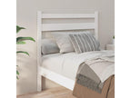 White Headboard 106x4x100 cm Solid Pine Wood GHJK49766