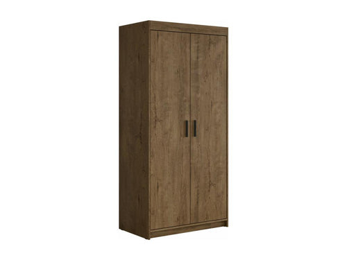 Zensova 100 Wardrobe, Zensova Oak, 191x90x53cm, Wardrobe Doors with Hinges, ANAH50468