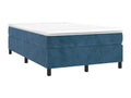 Lumenao bed base and dark blue mattress, 120x190cm velvet HPJB57202