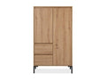 Zensova LSUF34163 High Sideboard with 2 Doors, 2 Drawers and 2 Shelves, H139 cm