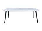 DT90 Dining Table 90x195x76 White MOWH80005