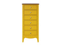 Zensova 6-drawer chest, yellow-brown. PGIM87816