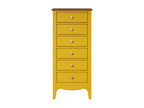 Zensova 6-drawer chest, yellow-brown. PGIM87816