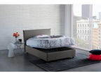 Zensova double bed with storage, upholstered in Zensova fabric, Made in Italy, front opening, with 120x190 cm mattress included, Grey AGXO08098