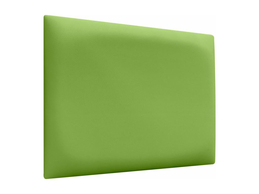 Zensova Upholstered Headboard in High-Quality Faux Leather, composed of interchangeable self-adhesive panels, green, 80 cm, RUKK15772