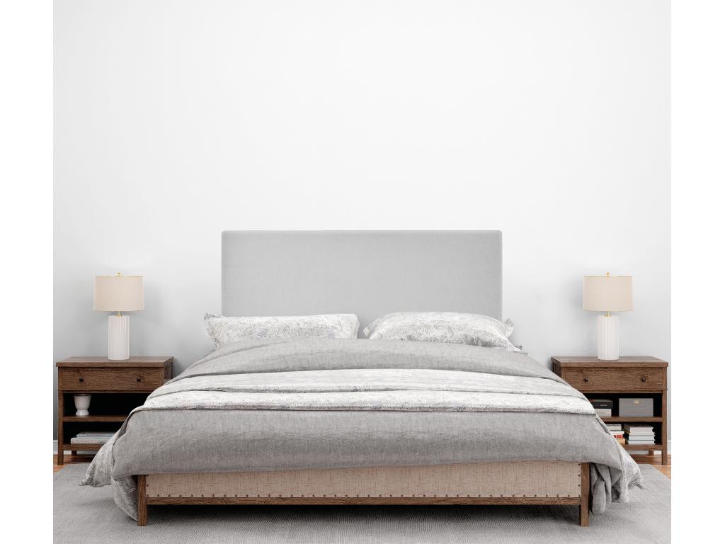 Lysvia Fabric Headboard 105x60cm for 105cm Beds - Grey Lysvia NKOI07598