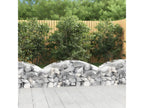 Arched gabion basket 150x50x40/60 cm Galvanized iron HCMX86505