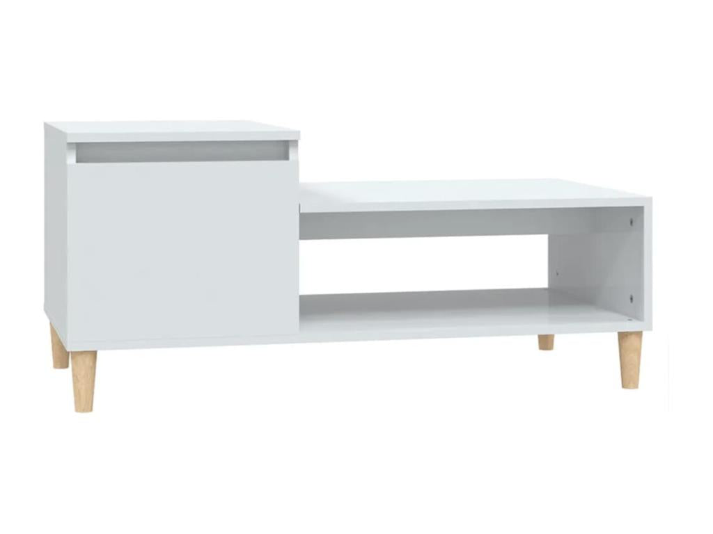 Glossy white coffee table 100x50x45 cm Zensovaing¨¦nierie QYUI18870