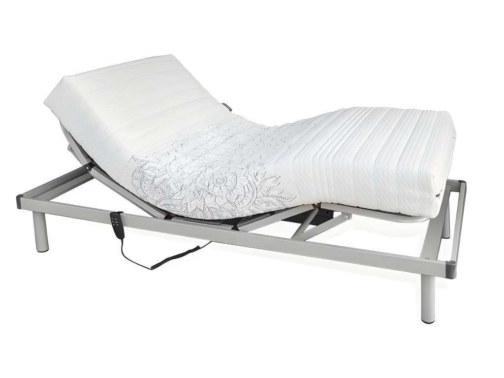 Natural latex fiber mattress with a height of 20cm and adjustable size - 160x200cm WBTH49858