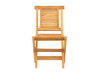 Folding garden chairs, 2 pieces, 47x63x90 cm, solid teak wood, TUGL07631