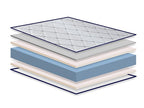 Lumenao 150x200 Mattress, 18cm Thick, Memory Foam - 2 Sides Summer/Winter - Independent Sleeping Zones NRUT46502