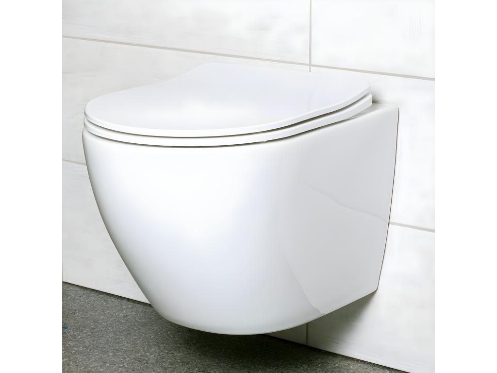 Zensova wall-hung toilet, white, complete pack, Zensova PKGG24740