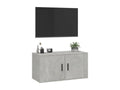 Wall-mounted TV unit, concrete grey, 80x34.5x40 cm EFTZ22396
