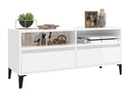 High-gloss white TV stand 100x34.5x44.5 cm Zensovaing¨¦nierie OJDK84879