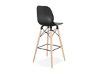 Designer Bar Stool 111cm Black MKSE61700