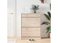 Shoe cabinet 77x35x96 solid pine wood NQVQ17548