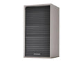 Kitchen Cabinet in Black or White Oak Aluminum with 2 Shelves, W 40 H 72 D 35 cm - Black CQSD73082