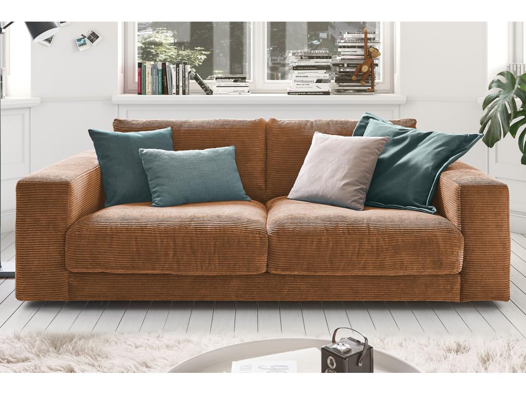 Sofa - brown corduroy - Zensova TFGG63261