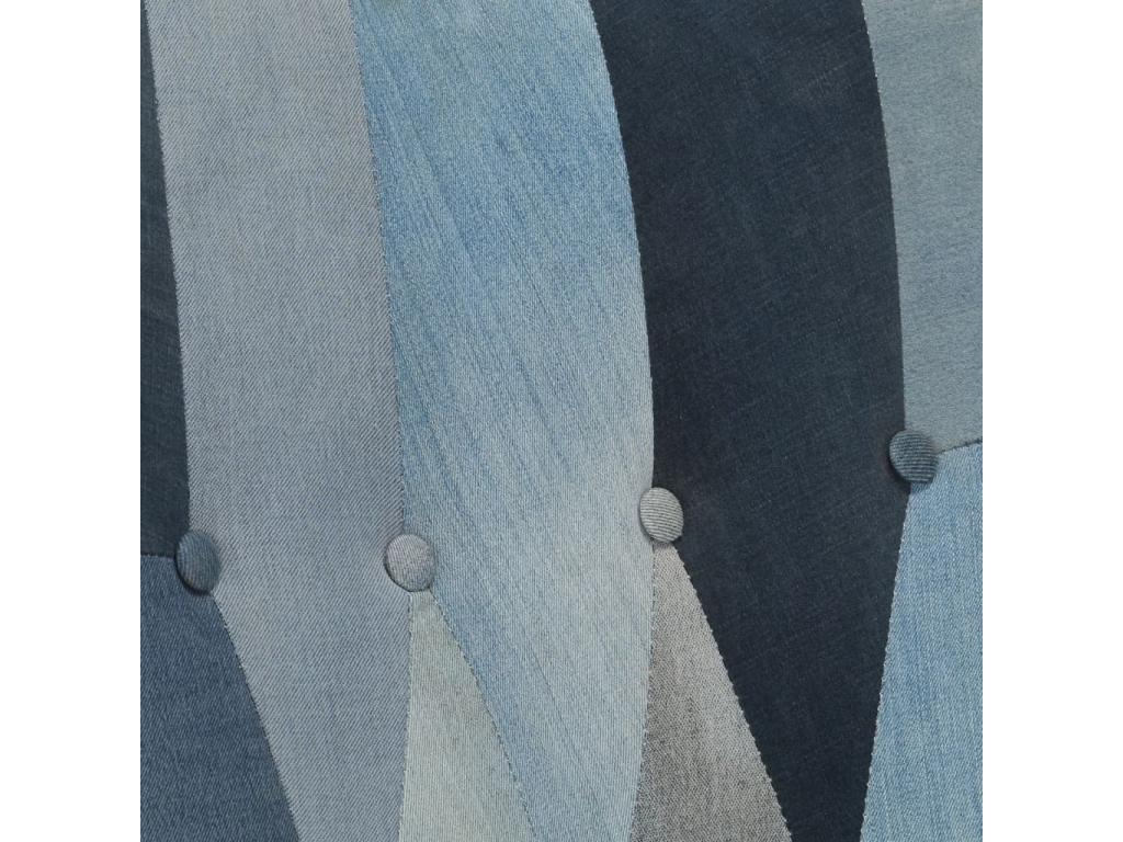 Rocking chair with footrest, Denim Blue Canvas, Elariva PQBE09115