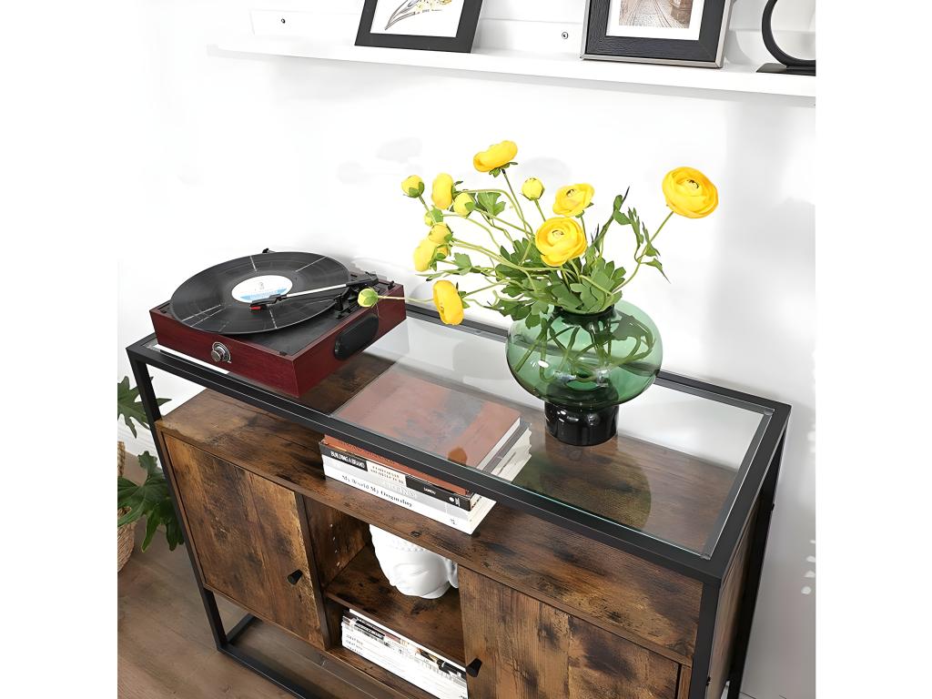 Zensova Buffet - 100x35x80 cm - Rustic Brown / Zensova IGXM08252