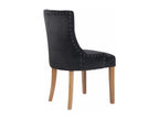 Set of 4 Dining Chairs - Velvet / Wood - - Zensova WGAL93630