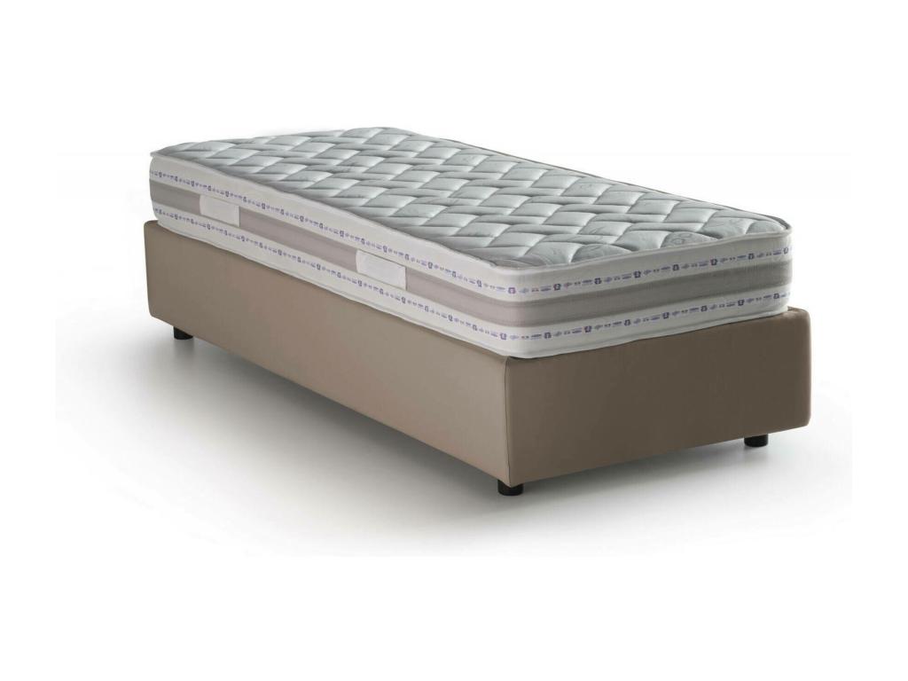 Single bed with storage bed, fabric upholstery, Made in Italy, Side opening, with 80x190 cm mattress included, Elariva HJLL98594