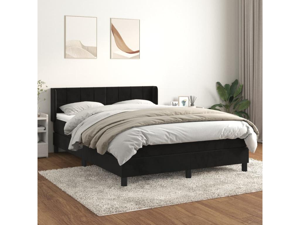 Zensova bed with Zensova mattress 140x200 Velvet TDLQ12618