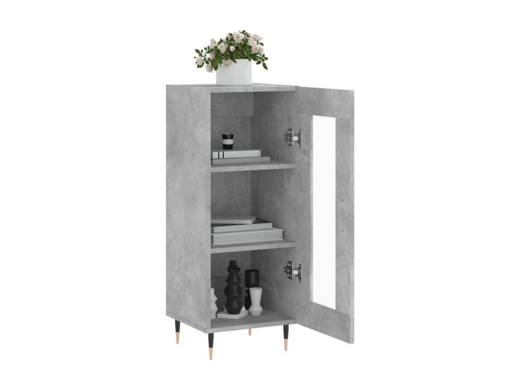 Concrete Gray Sideboard 34.5x34x90 cm Zensovaing¨¦nierie LLCJ82987